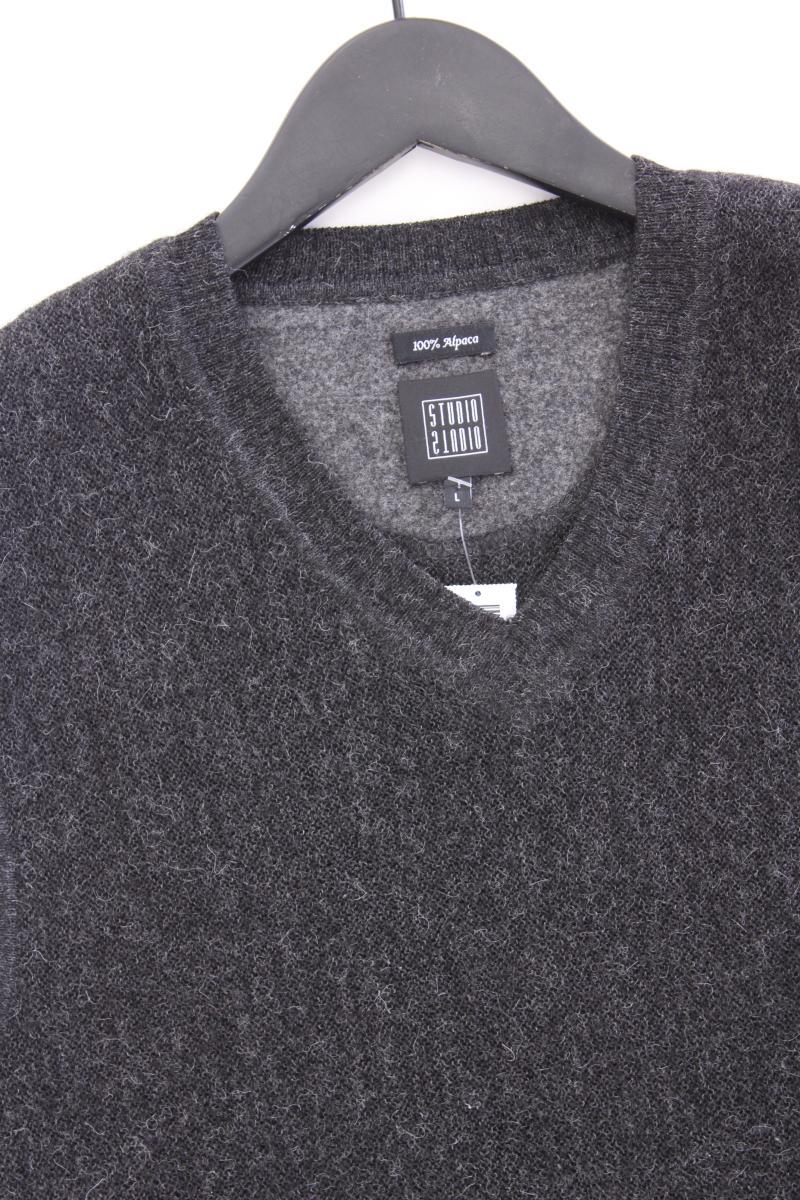 Studio Classic Pullunder für Herren Gr. L grau aus ALPACA