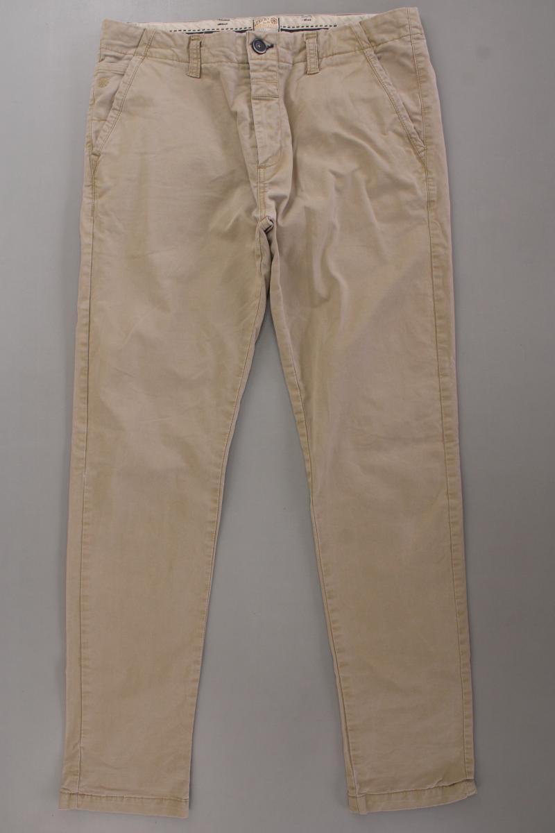 DSTREZZED Chinohose für Herren Gr. W34 creme aus Baumwolle