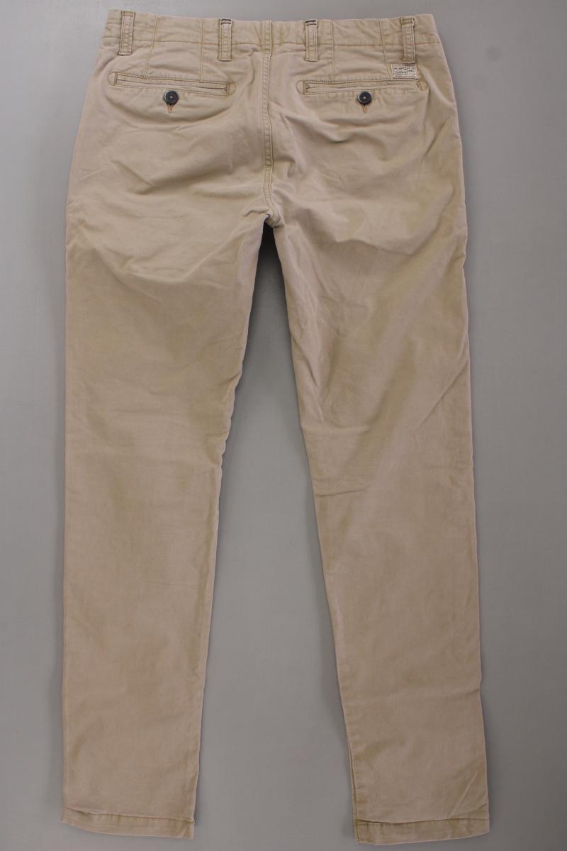 DSTREZZED Chinohose für Herren Gr. W34 creme aus Baumwolle
