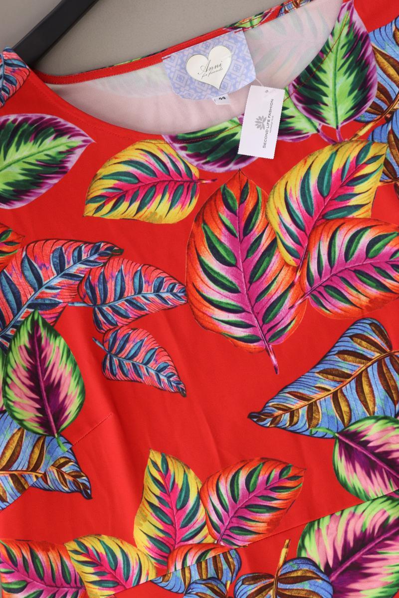 Anni For Friends Jerseykleid Gr. 44 3/4 Ärmel rot aus Polyester