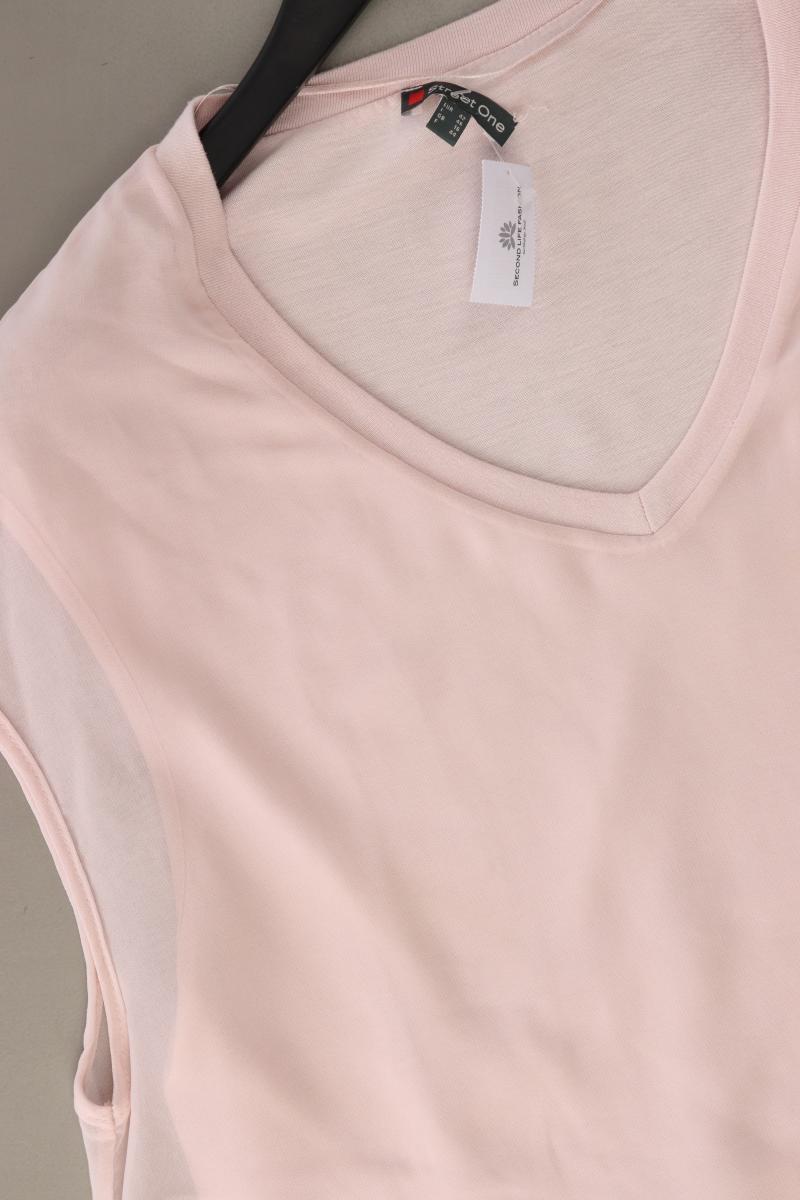 Street One Kurzarmbluse Gr. 42 rosa aus Polyester