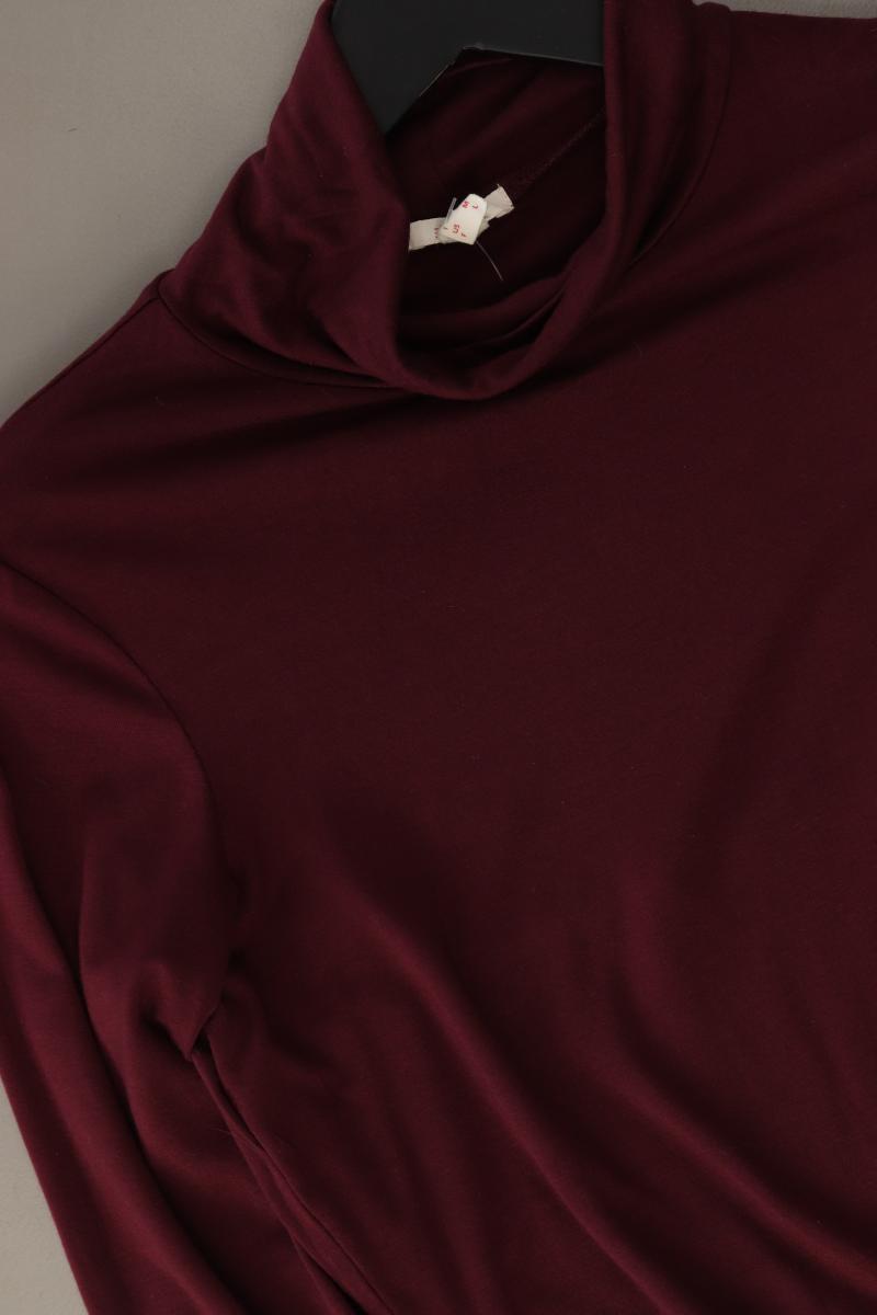 Esprit Rollkragenshirt Gr. M Langarm lila aus Viskose