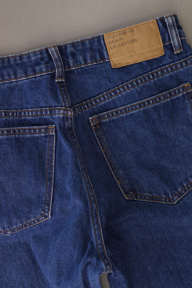 Pull&Bear Mom Jeans Gr. 36 blau aus Baumwolle