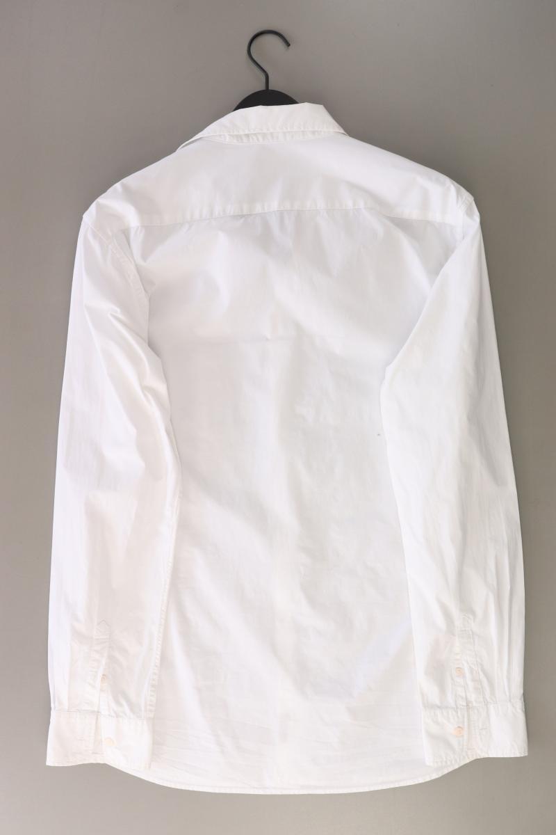 Scotch & Soda Langarmhemd für Herren Gr. XXL weiß aus Baumwolle