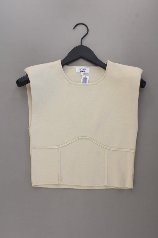 LeGer by Lena Gercke Crop Top mit Schulterpolster Gr. 36 creme