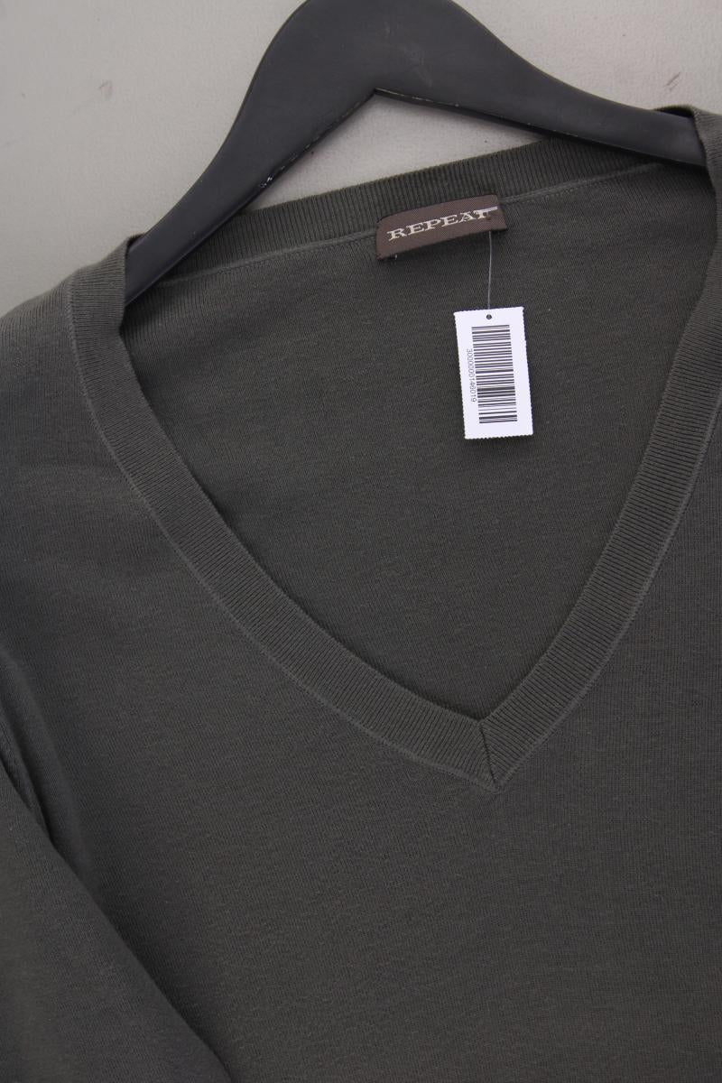 Repeat Feinstrickpullover Gr. 44 grau aus Baumwolle