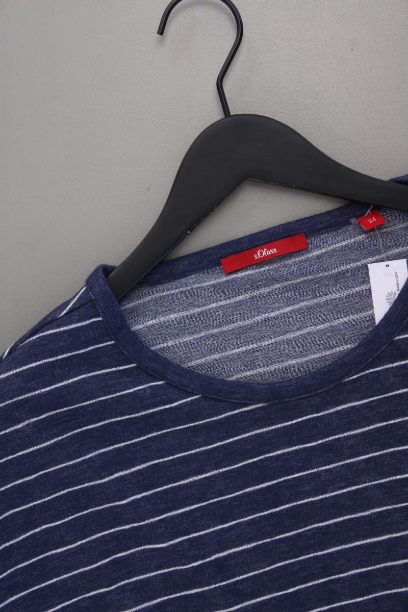 s.Oliver Ringelshirt Gr. 34 gestreift Kurzarm blau aus Modal