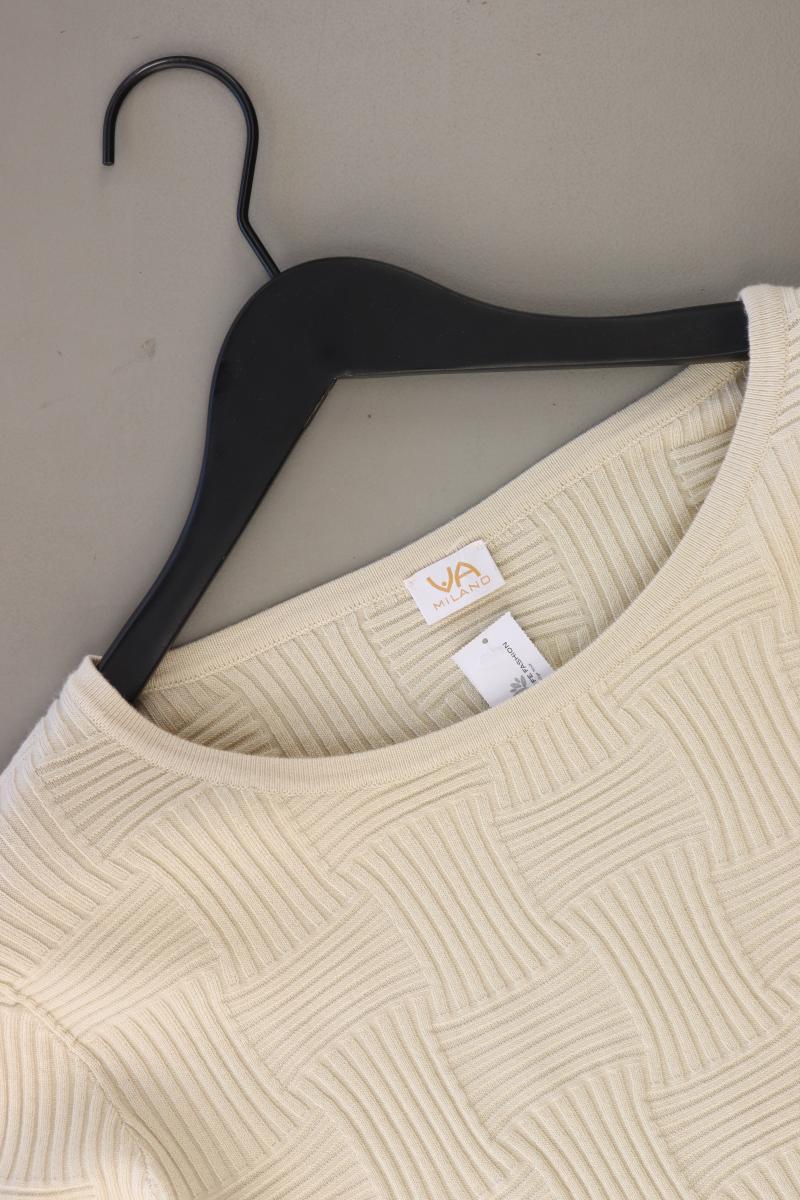 VA Milano Feinstrickpullover Gr. 44 creme aus Viskose