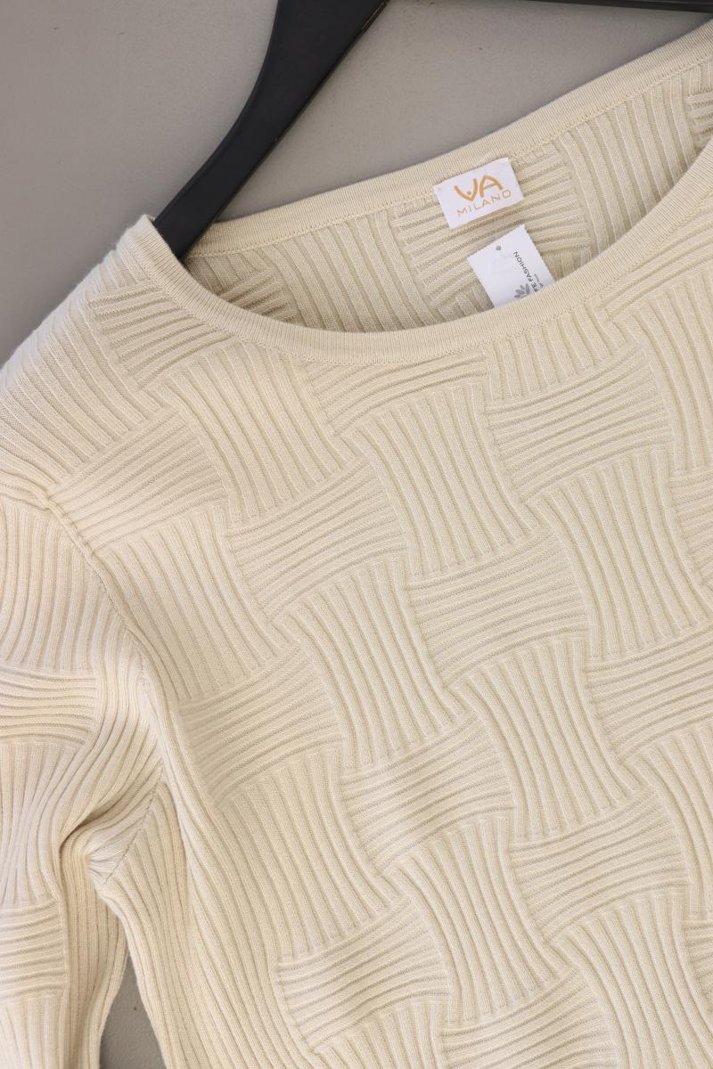 VA Milano Feinstrickpullover Gr. 44 creme aus Viskose
