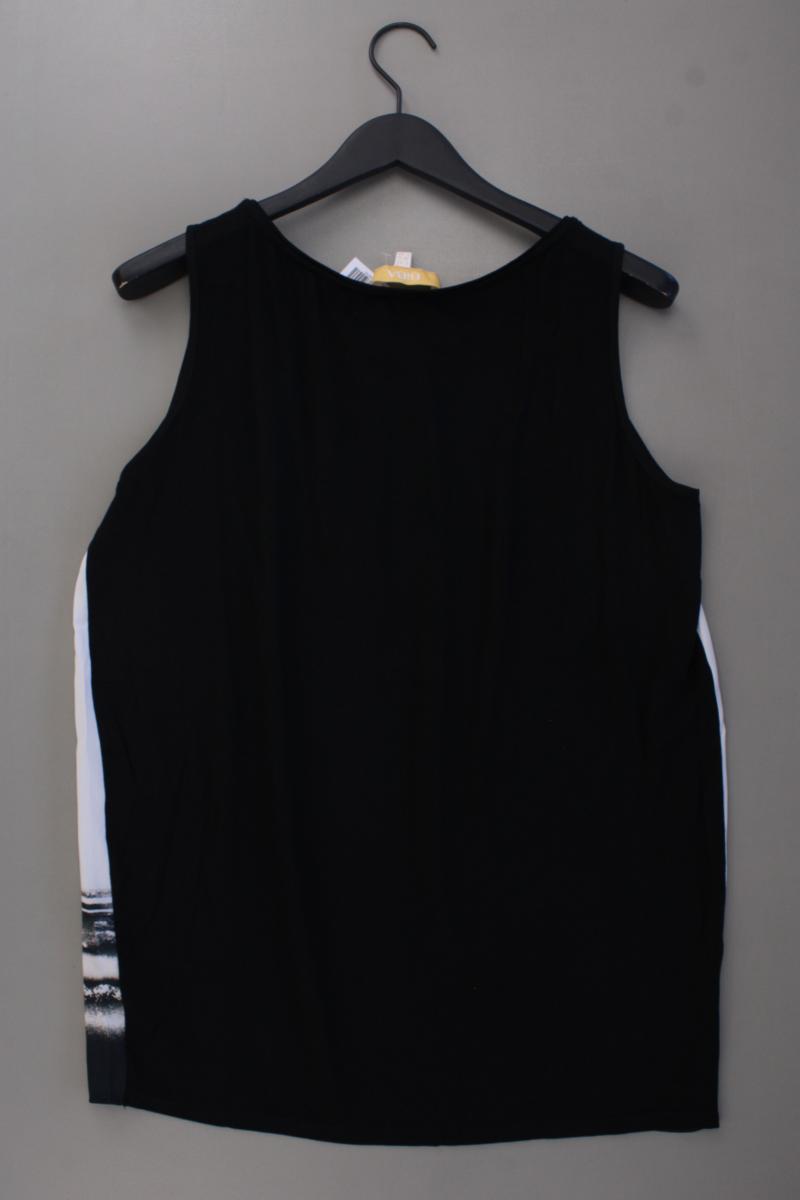 Biba Ärmellose Bluse Gr. 42 schwarz aus Viskose