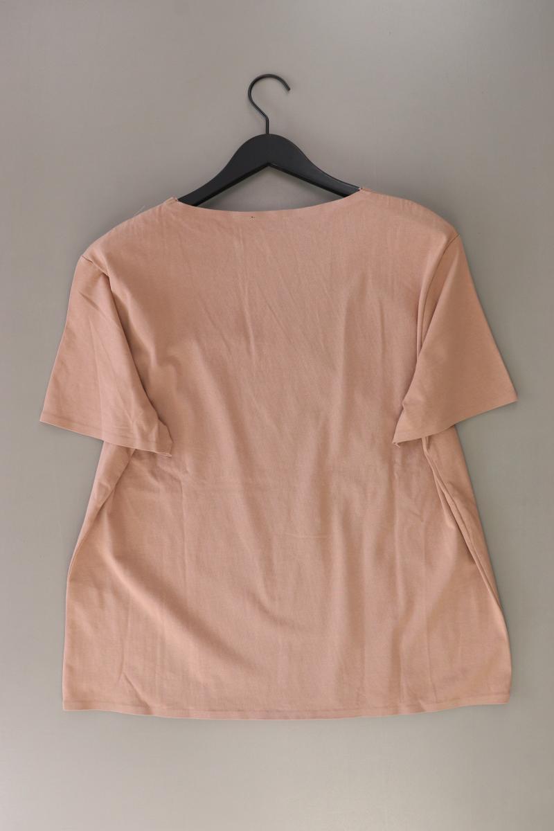 Zara T-Shirt Gr. XL Kurzarm braun aus Baumwolle