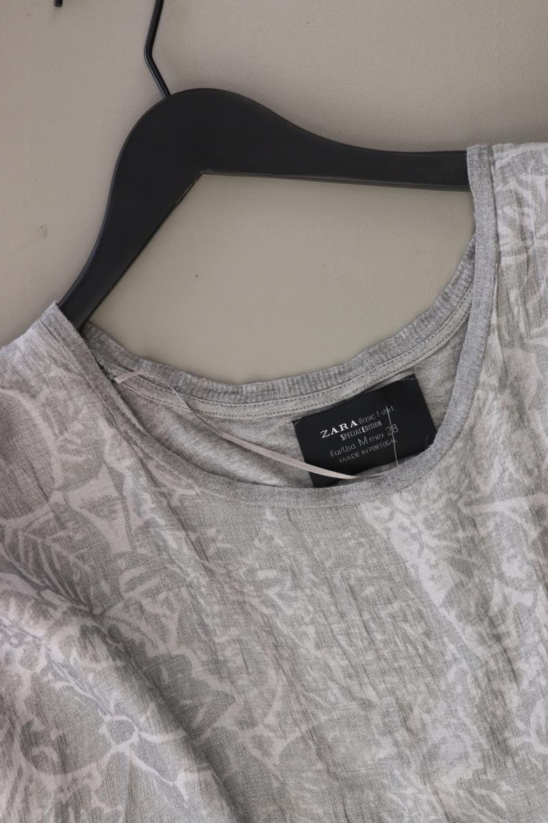 Zara T-Shirt Gr. M Kurzarm grau