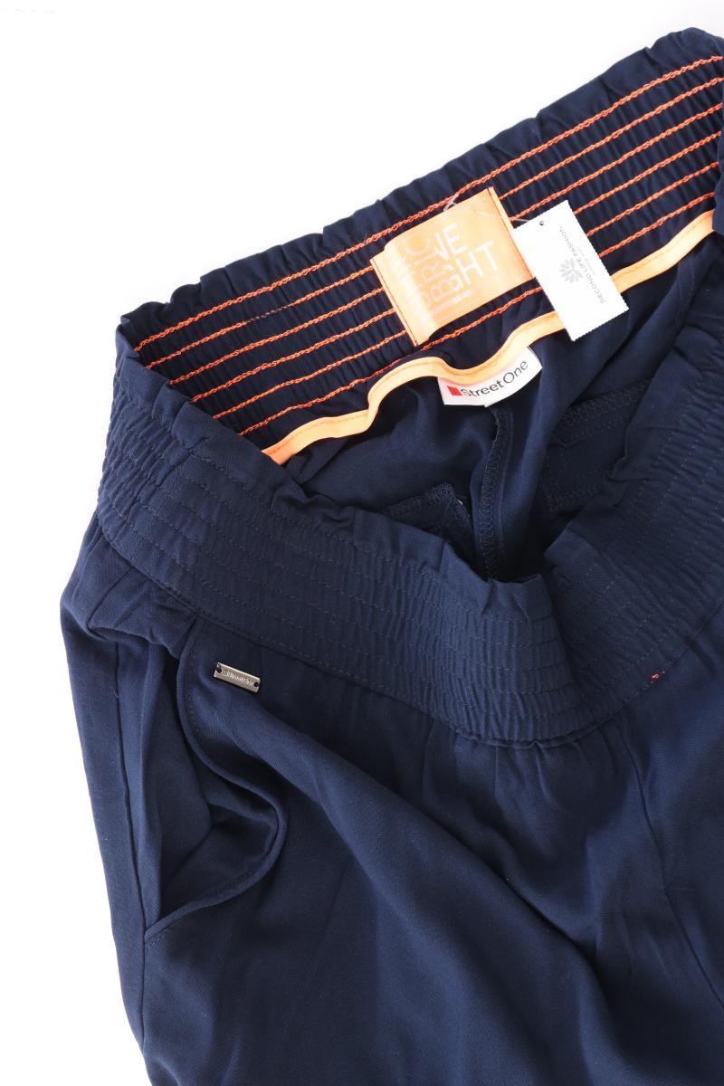 Street One Stoffhose Gr. 40/L26 neuwertig blau aus Viskose