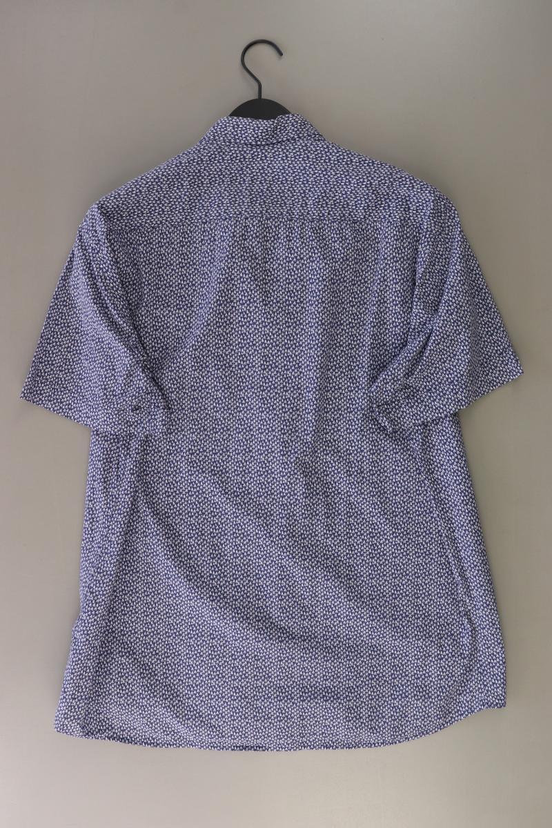 Charles Robertson Kurzarmhemd für Herren Gr. XL blau aus Baumwolle