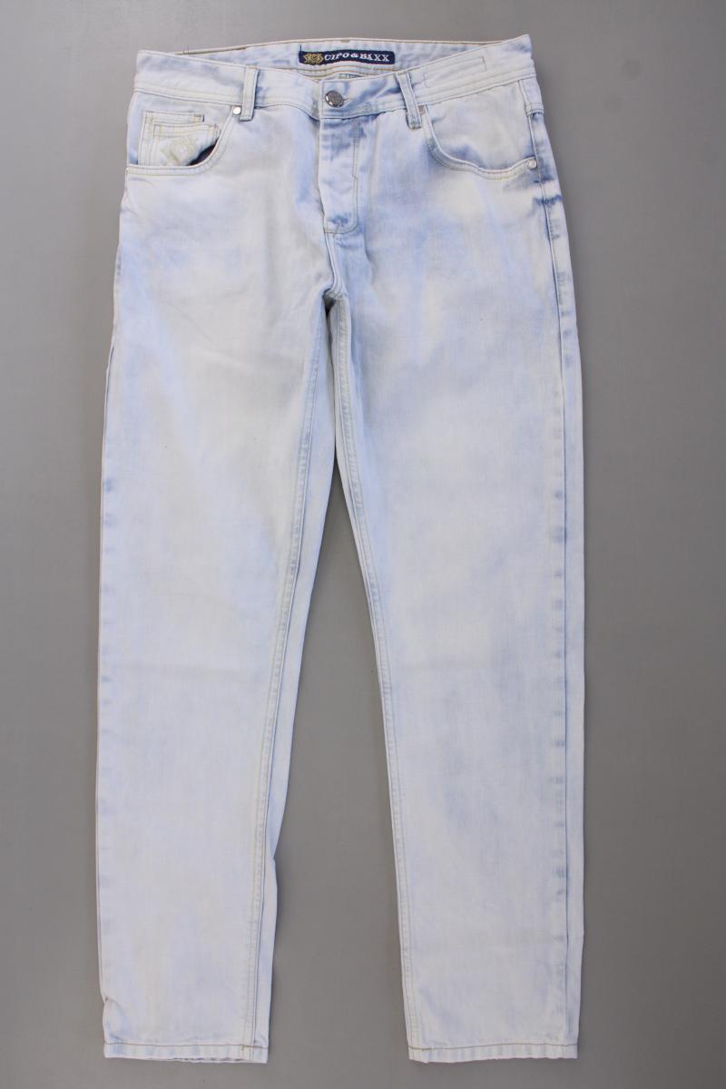 CIPO & BAXX Straight Jeans für Herren Gr. W32/L32 blau aus Baumwolle