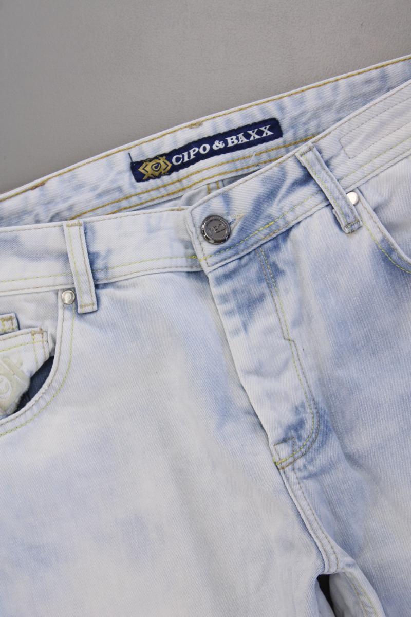 CIPO & BAXX Straight Jeans für Herren Gr. W32/L32 blau aus Baumwolle