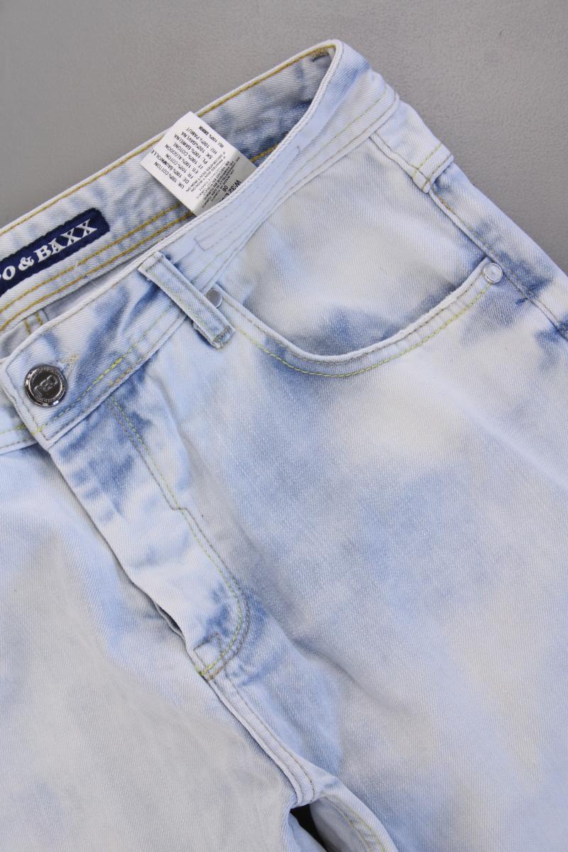 CIPO & BAXX Straight Jeans für Herren Gr. W32/L32 blau aus Baumwolle