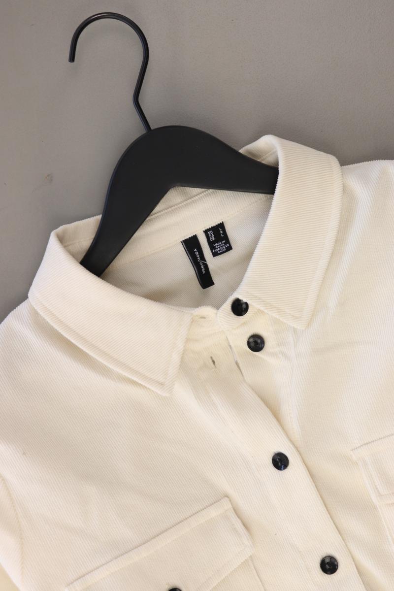 Vero Moda Bluse Gr. L Langarm creme aus Polyester