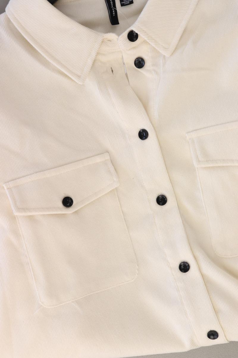 Vero Moda Bluse Gr. L Langarm creme aus Polyester