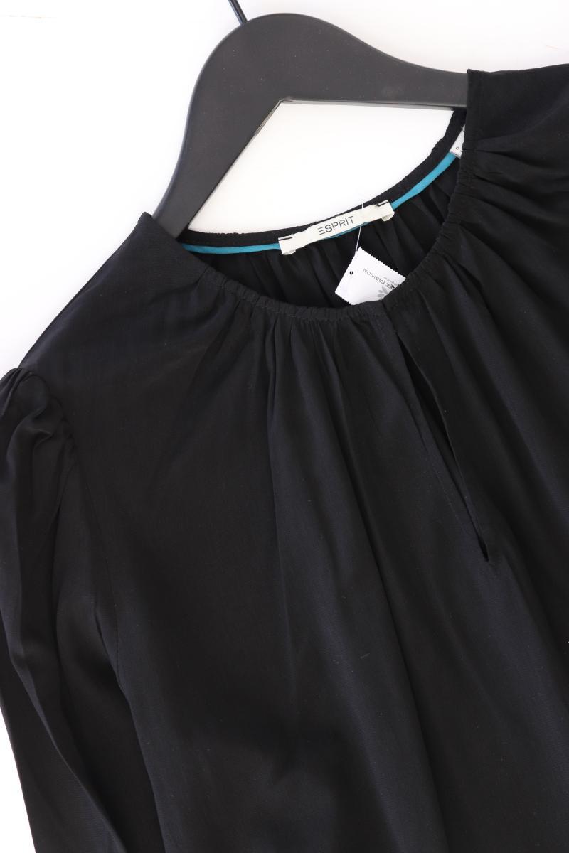 Esprit Langarmbluse Gr. L schwarz aus Viskose