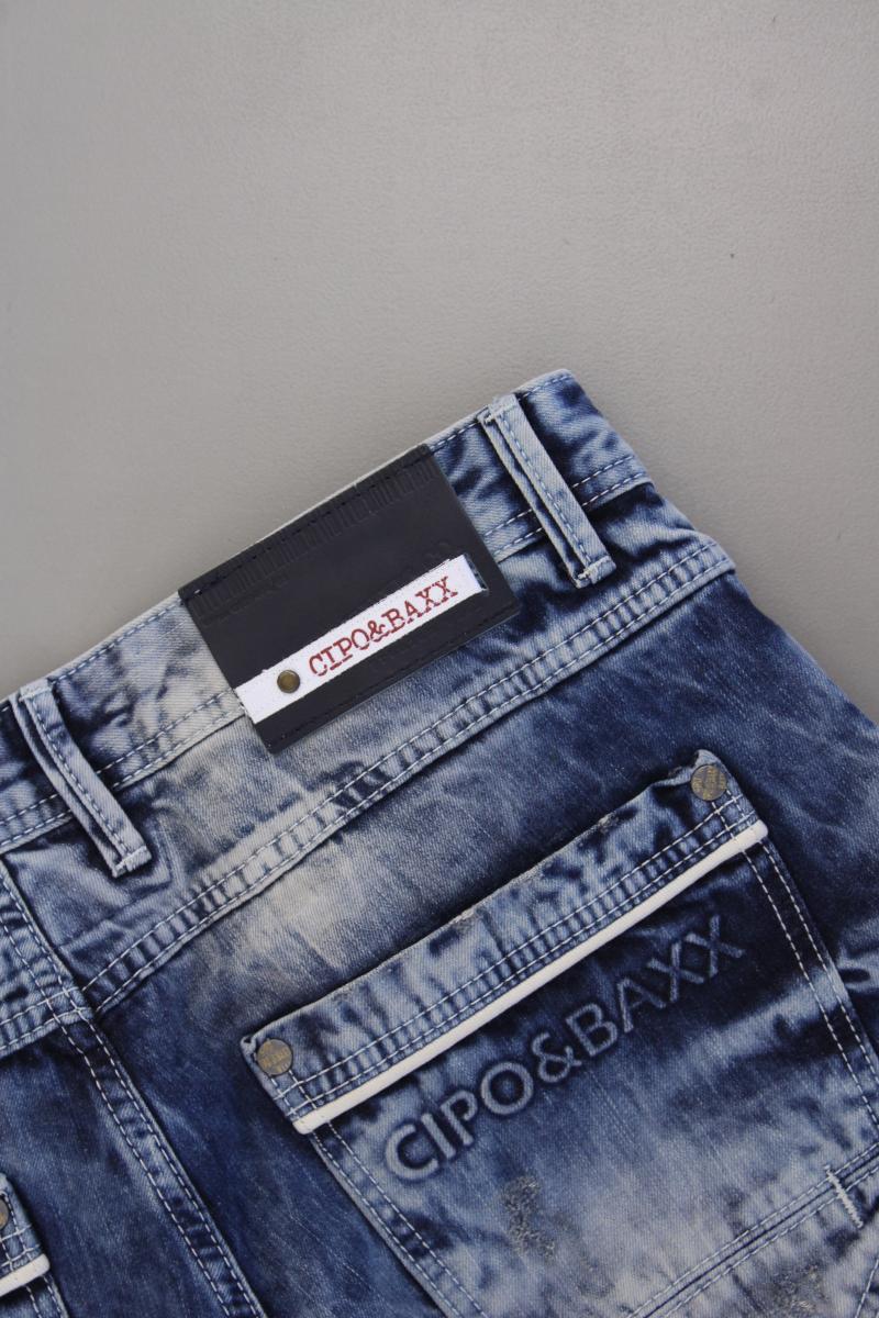 CIPO & BAXX Straight Jeans für Herren Gr. W32/L34 blau aus Baumwolle