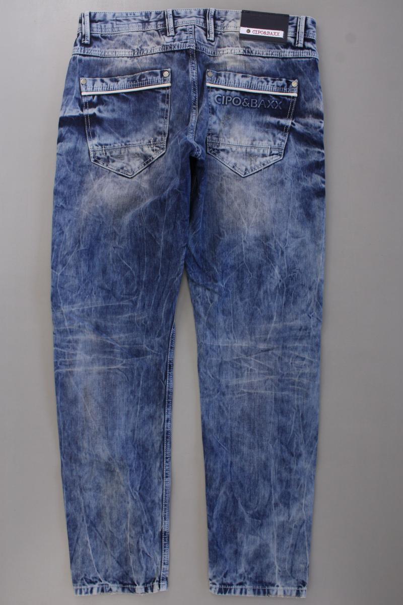 CIPO & BAXX Straight Jeans für Herren Gr. W32/L34 blau aus Baumwolle