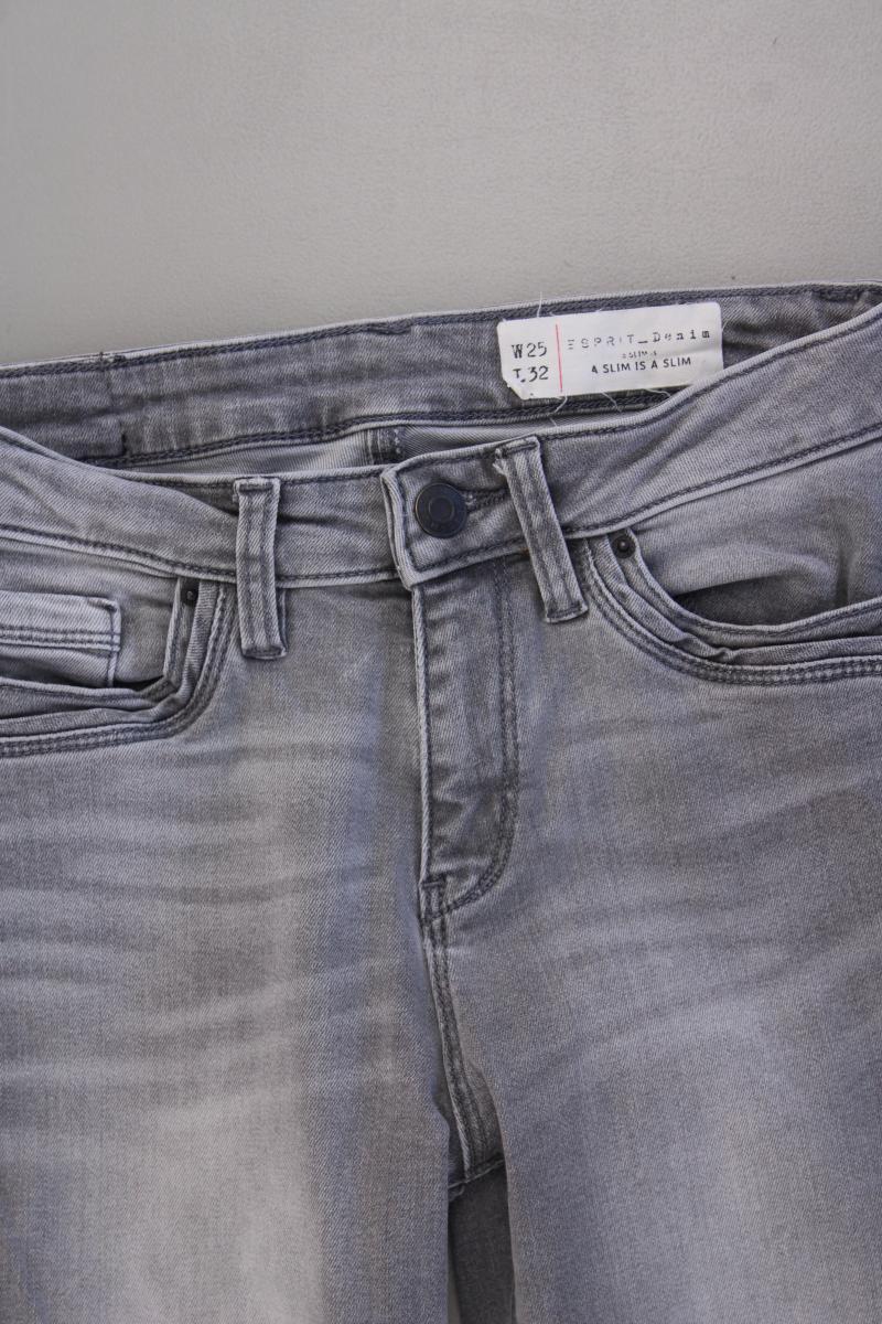 Esprit Skinny Jeans Gr. W25/L32 grau aus Baumwolle