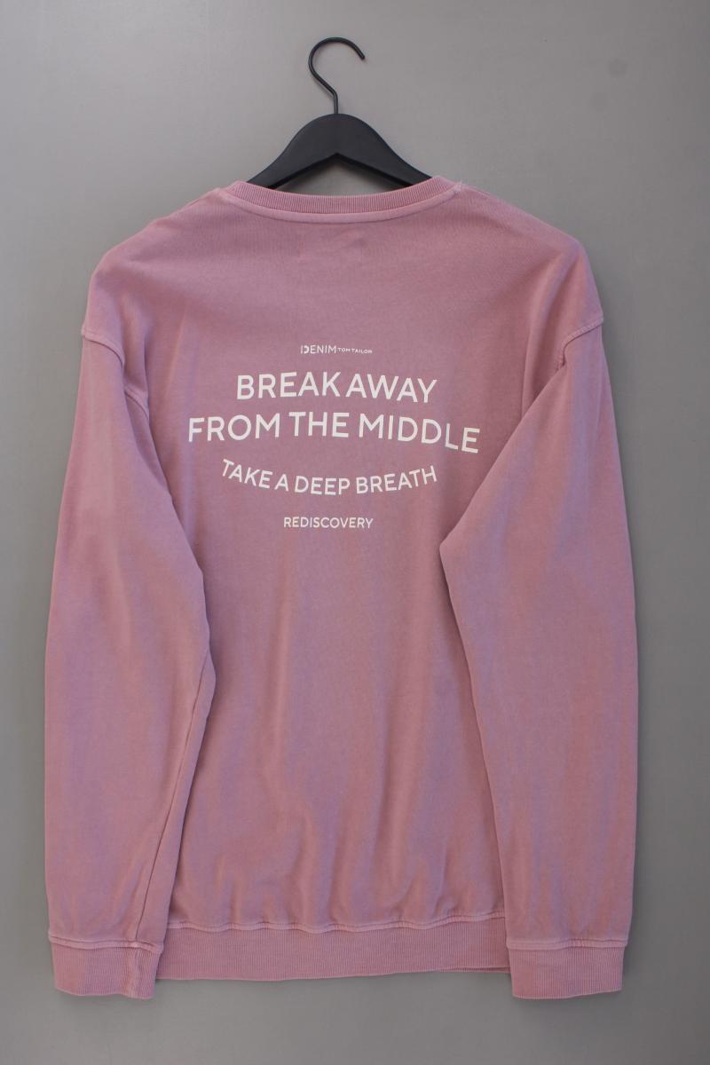 Tom Tailor (Denim) Langarmpullover für Herren Gr. L neuwertig rosa