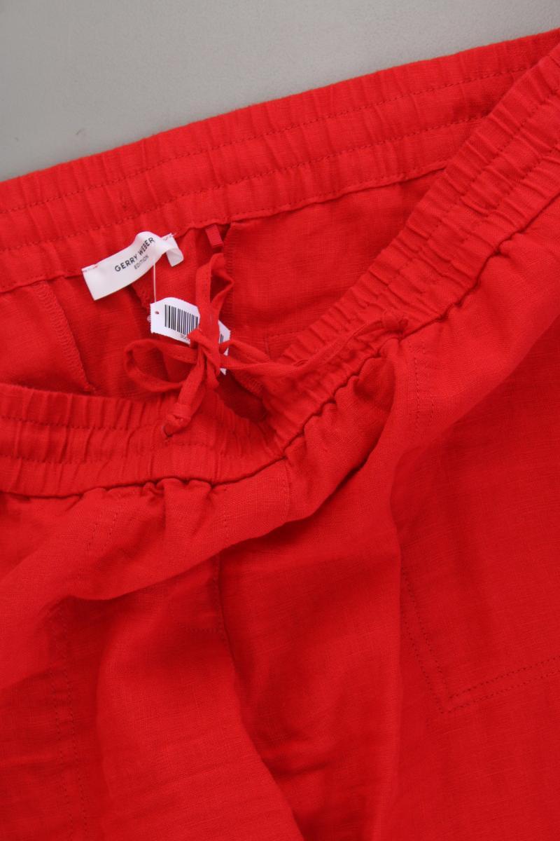 Gerry Weber Leinenhose Gr. 44 neuwertig rot
