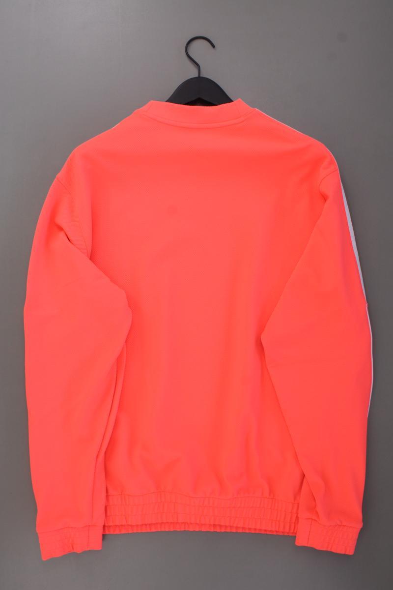 Adidas Pullover neon für Herren Gr. XL neuwertig orange aus Polyester
