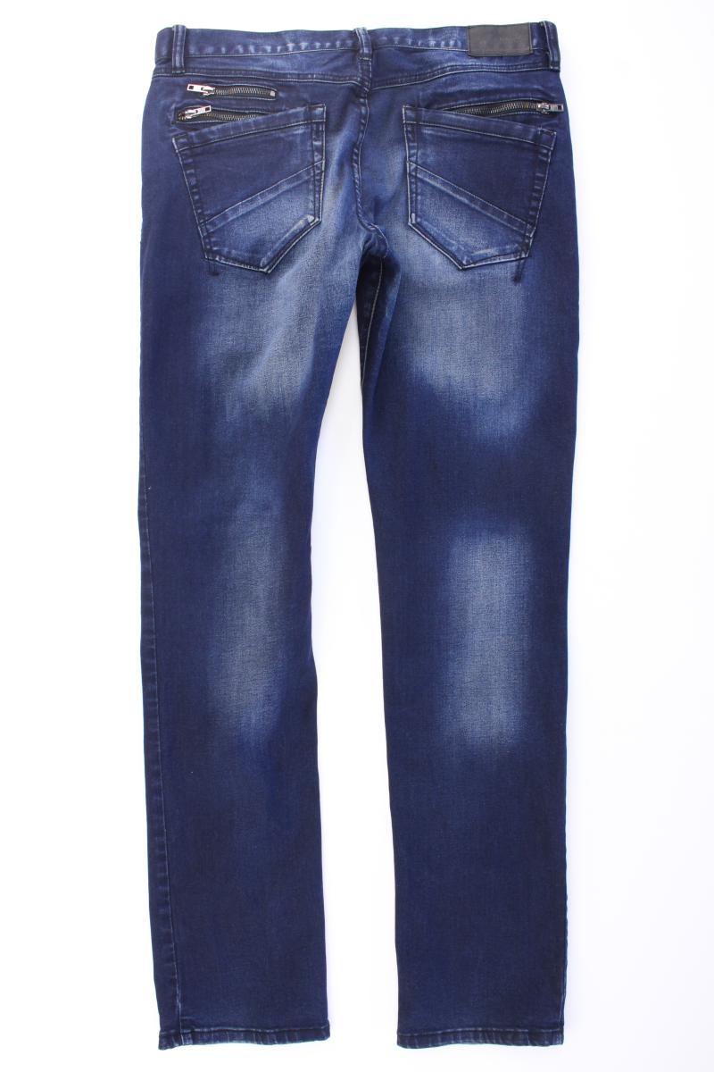 Bruno Banani Straight Jeans für Herren Gr. W32/L34 blau aus Baumwolle