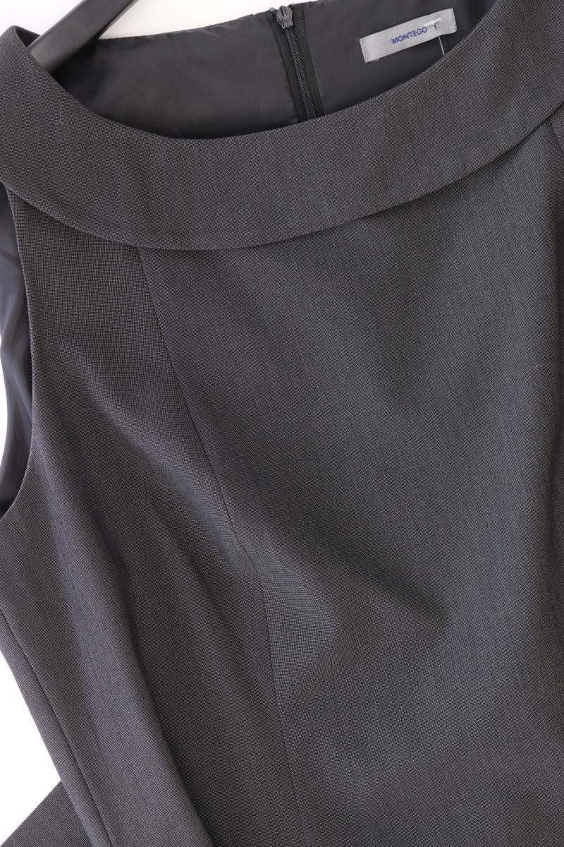 Montego Bleistiftkleid Gr. 44 Ärmellos grau aus Polyester