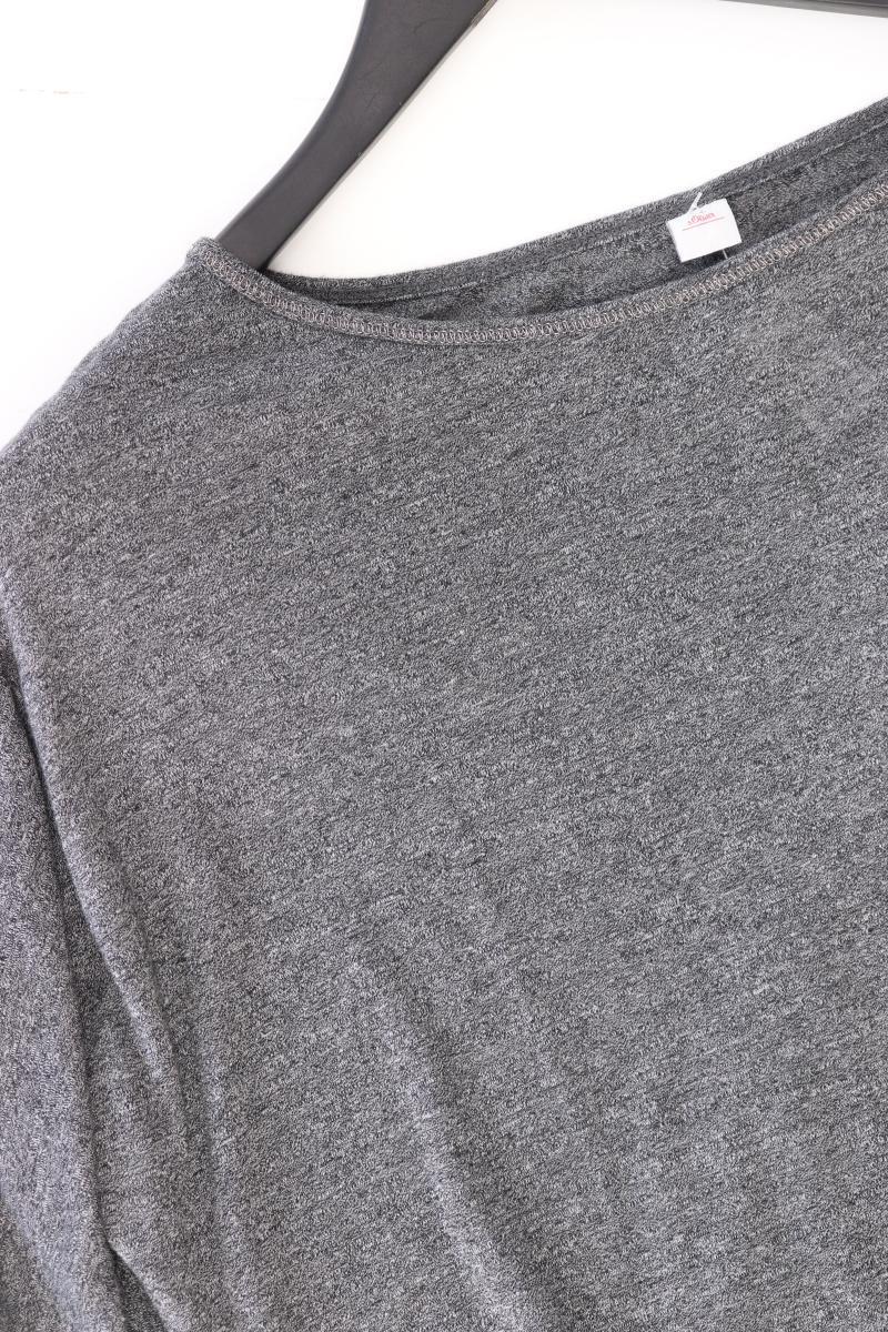 s.Oliver Oversize-Shirt Gr. 44 3/4 Ärmel grau