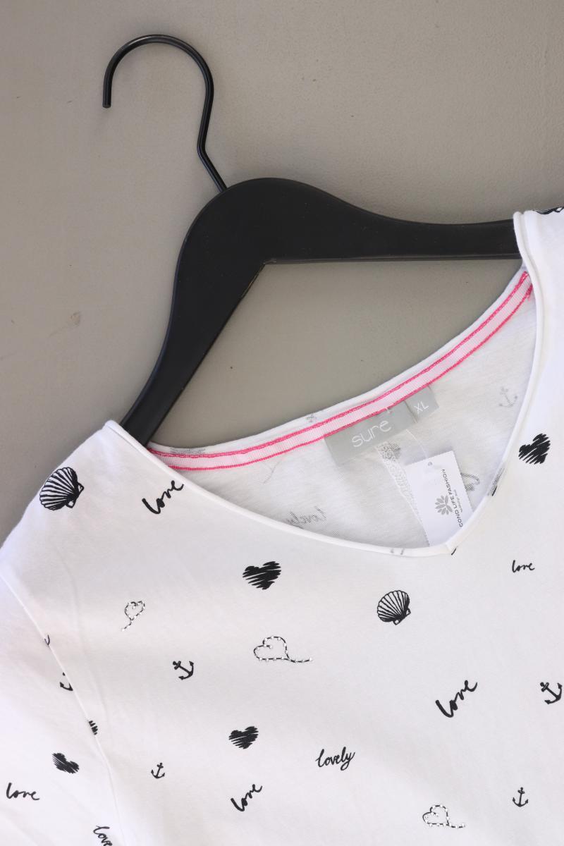 Sure Printshirt Gr. XL Kurzarm weiß aus Baumwolle