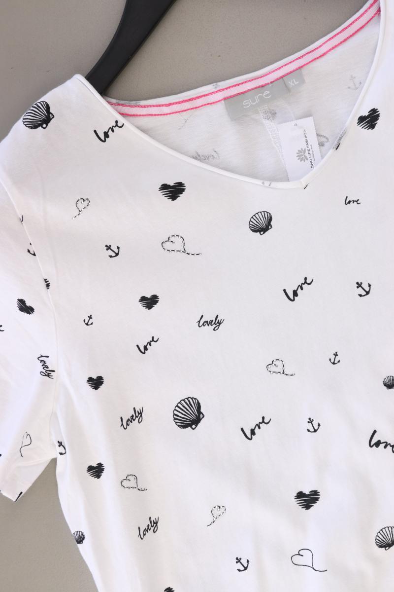 Sure Printshirt Gr. XL Kurzarm weiß aus Baumwolle