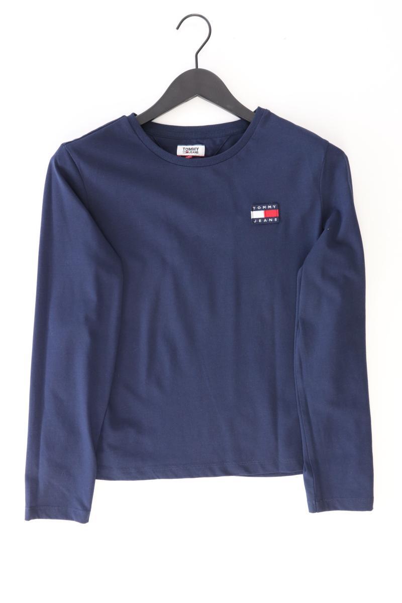 Tommy Jeans Longsleeve-Shirt Gr. L Langarm blau aus Baumwolle