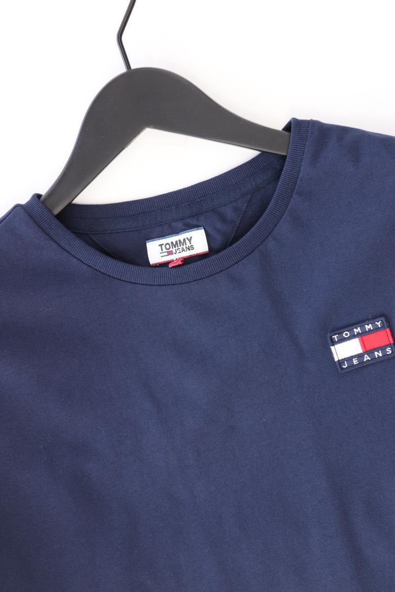 Tommy Jeans Longsleeve-Shirt Gr. L Langarm blau aus Baumwolle
