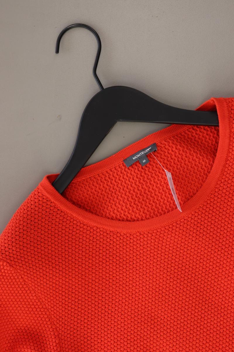 Montego Feinstrickpullover Gr. M rot aus Baumwolle