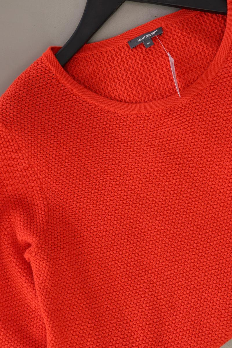 Montego Feinstrickpullover Gr. M rot aus Baumwolle