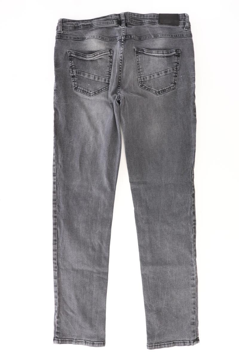 Cecil Straight Jeans Gr. W30 mit Nieten grau aus Baumwolle