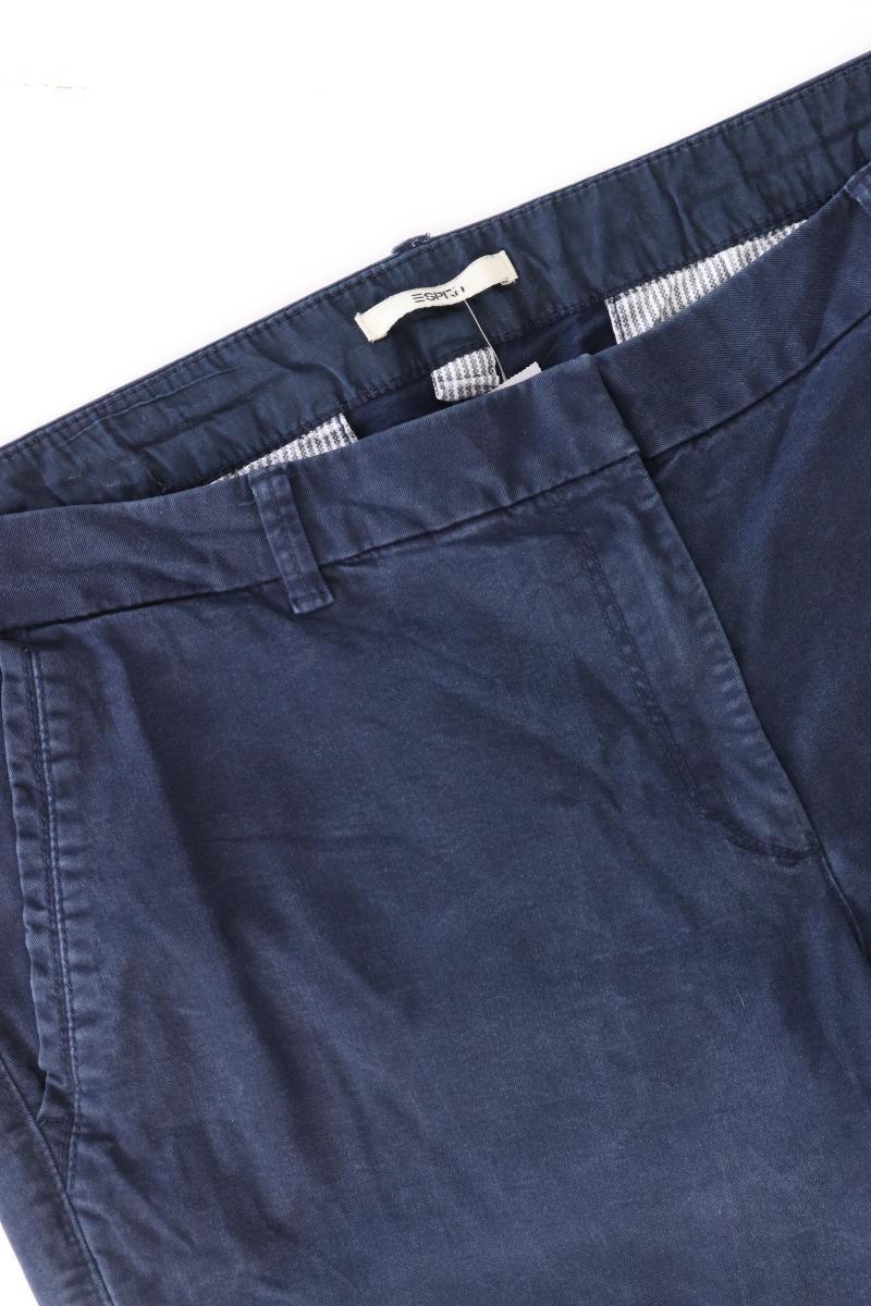 Esprit Hose Gr. 44/L32 blau aus Baumwolle