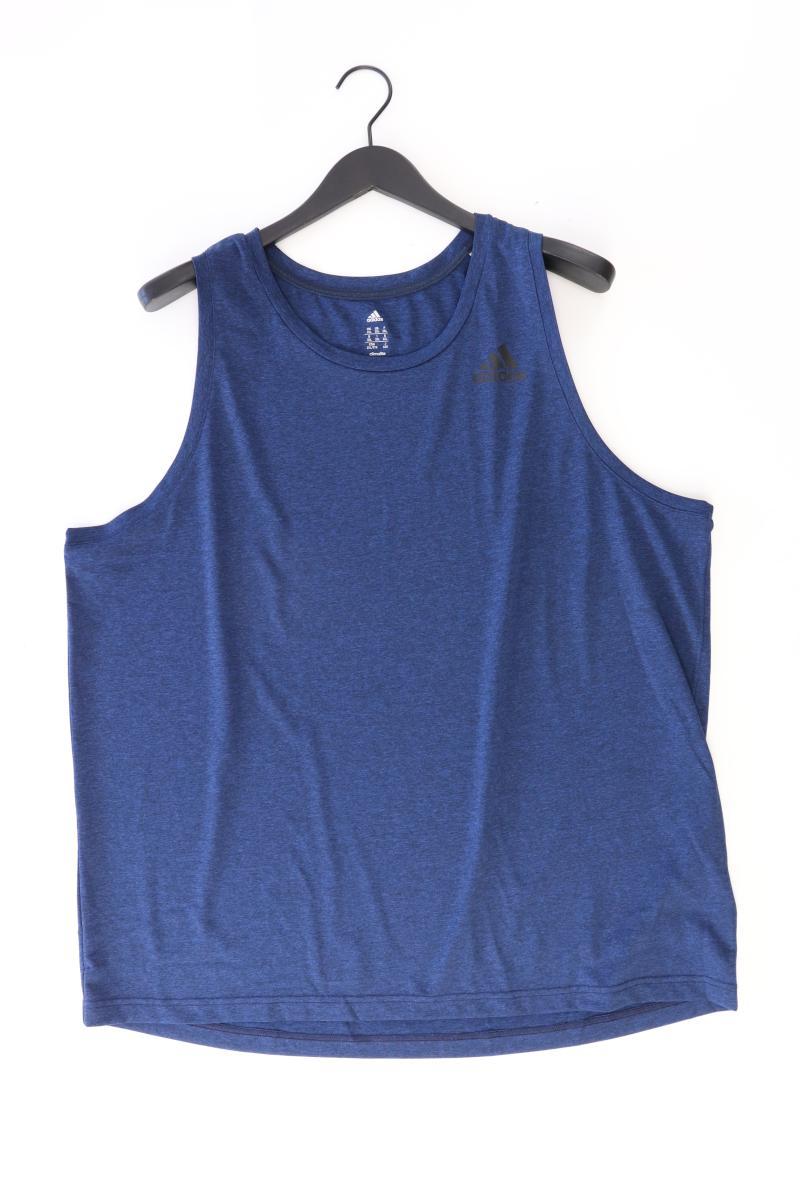 Adidas Sporttop für Herren Gr. XXL blau aus Polyester