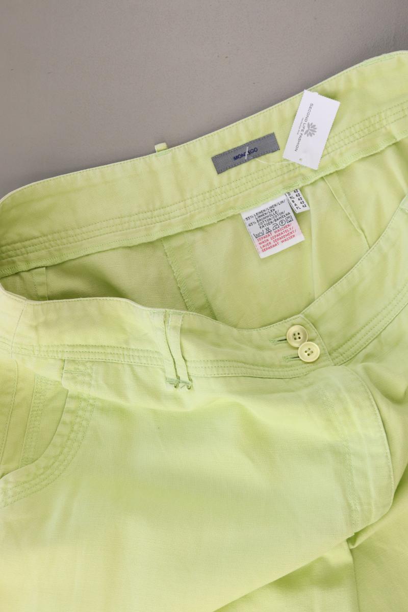 Montego Leinenhose Gr. 42 gelb