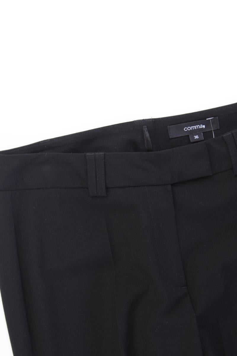comma, Anzughose Gr. 36 neuwertig schwarz aus Polyester