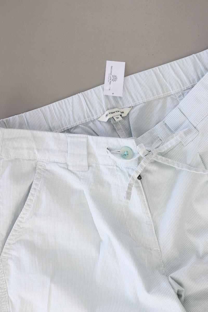 Tom Tailor Shorts Gr. 36 gestreift blau aus Baumwolle