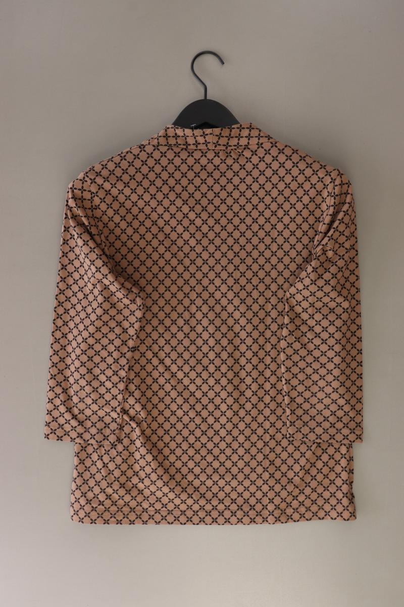 Adagio Printshirt Gr. S 3/4 Ärmel braun aus Baumwolle