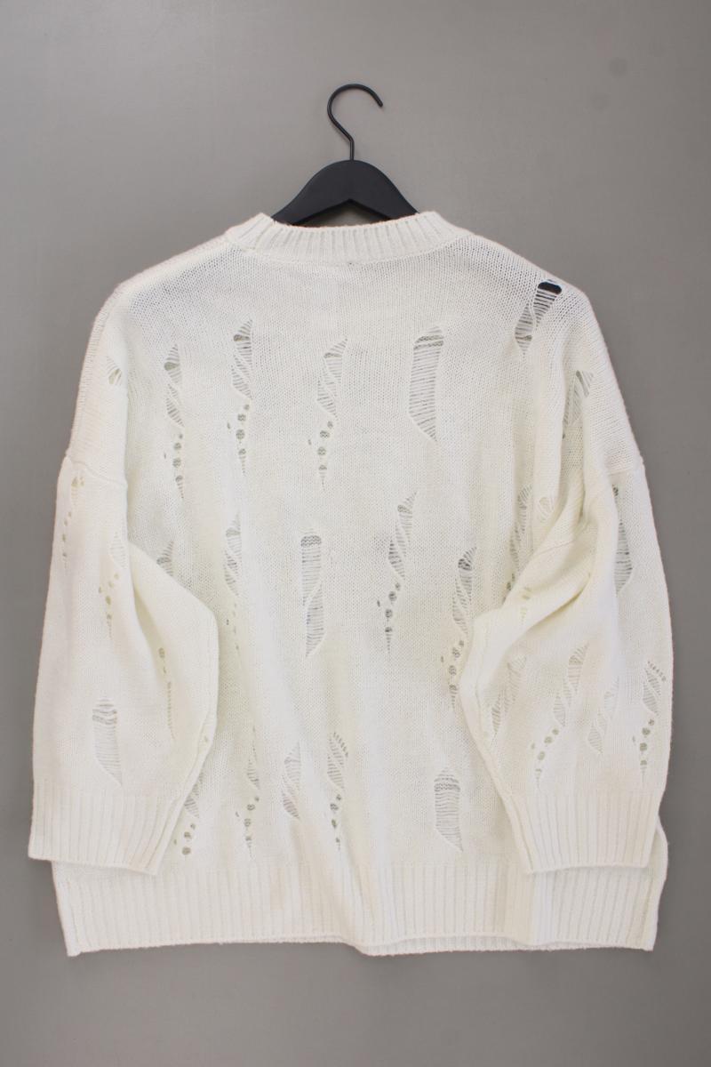 Langarmpullover Gr. 48 creme