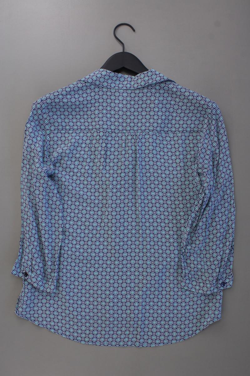Betty Barclay Oversize-Bluse Gr. 36 geometrisches Muster 3/4 Ärmel blau