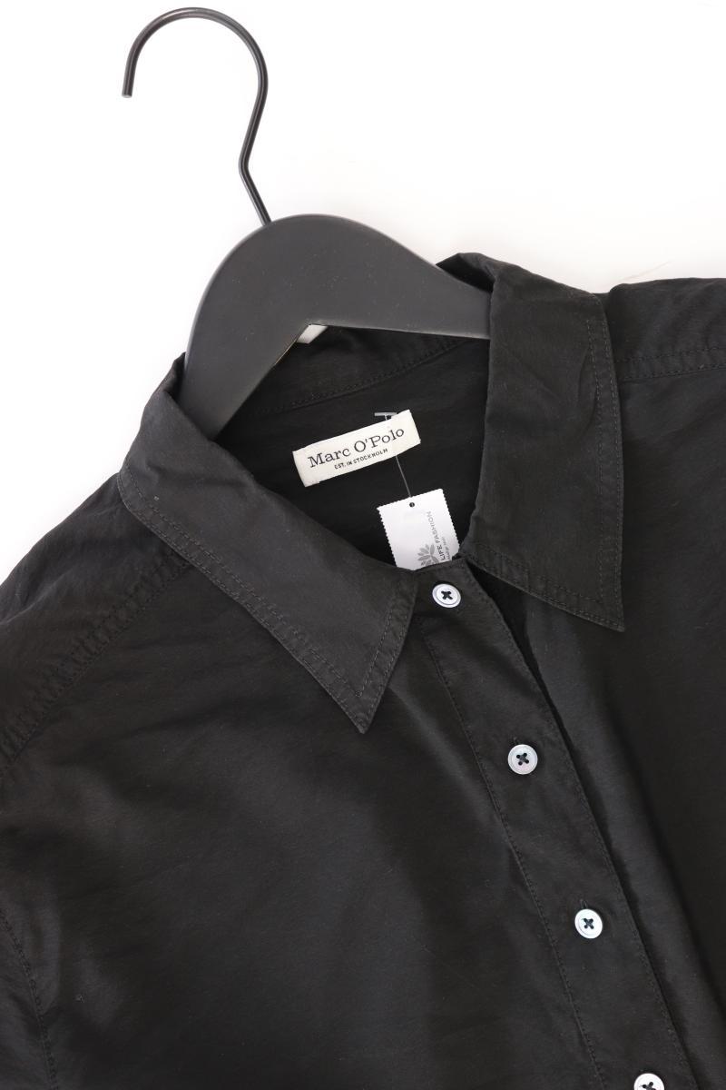 Marc O'Polo Kurzarmbluse Gr. 42 schwarz aus Viskose