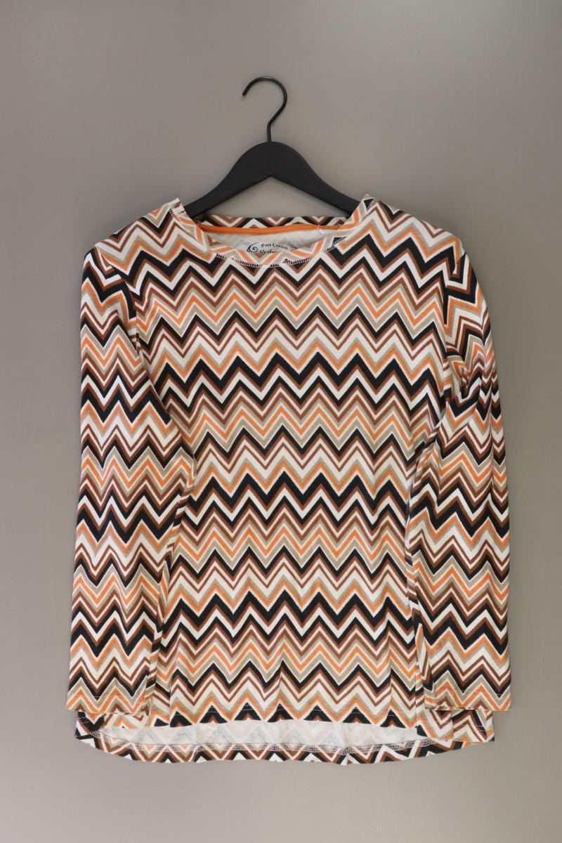 Steilmann Longsleeve-Shirt Gr. XL Langarm orange aus Baumwolle